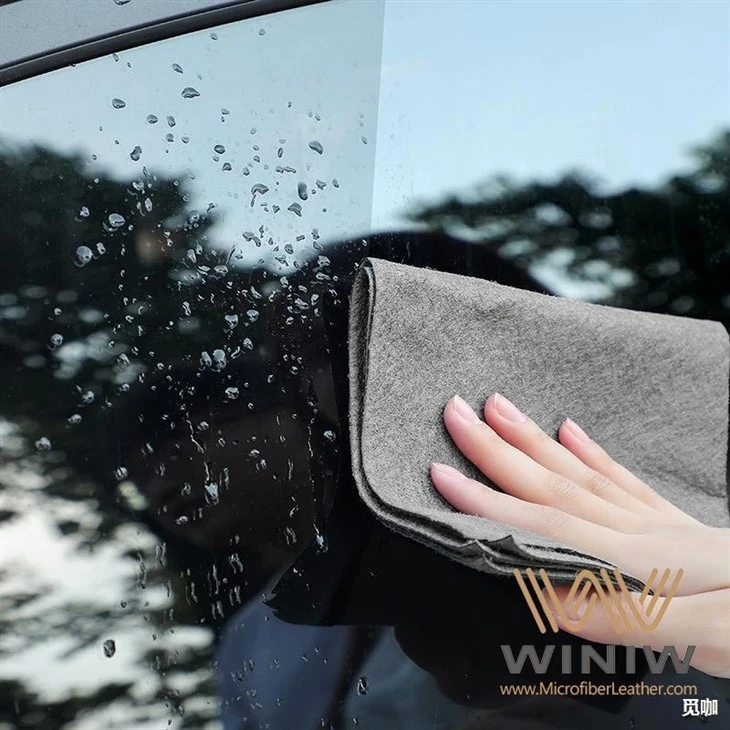 Long-Lasting High Quality Leather Artificial Chamois Material Car Wipes