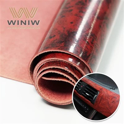 1.6mm گند سے پاک مائیکرو فائبر مواد ویگن PU آٹو انٹریئرز لیدر