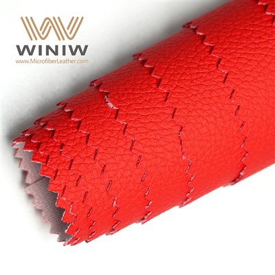 خستہ مزاحم PU Vegan Automotive Upholstery Leather Fabric